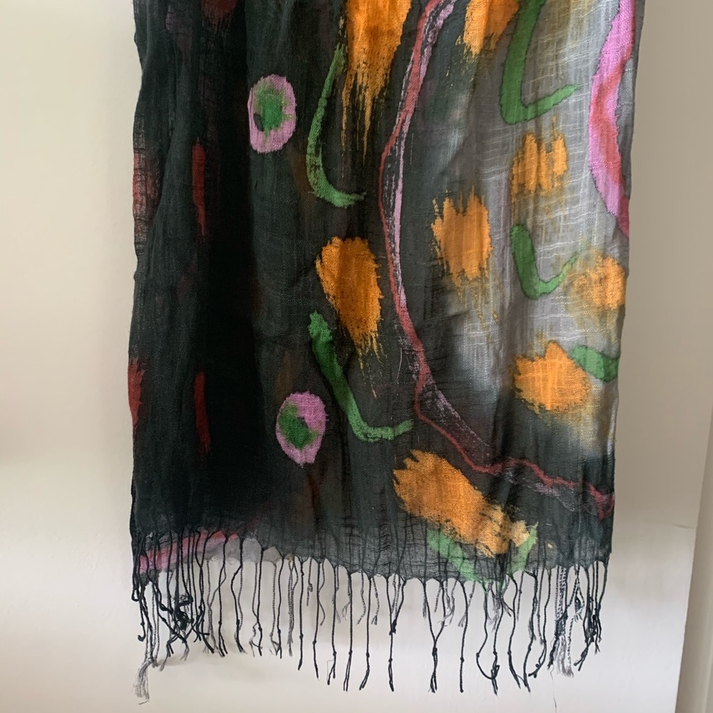 Lightweight colorful scarf